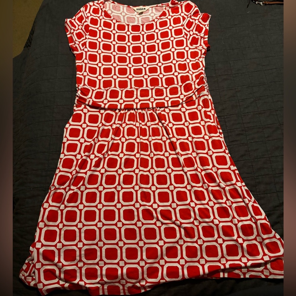 Boden Floral Jersey Dress 12P